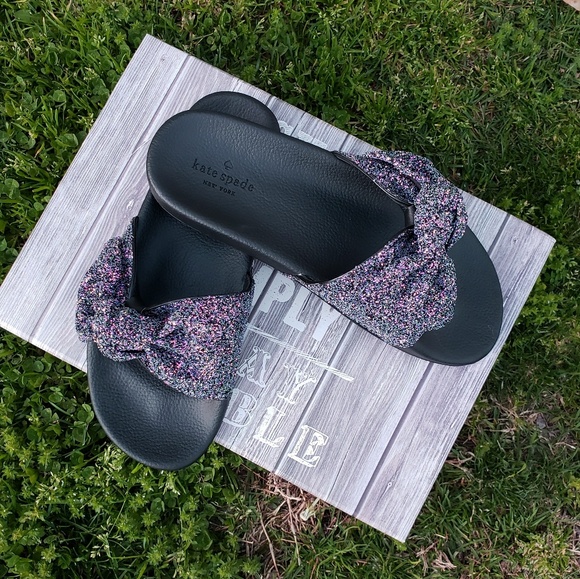 Dazzling Kate Spade Slide Sandals - Picture 6 of 8